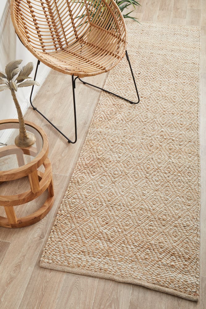 RUG CULTURE Rugs Noosa 444 Natural Runner Rug