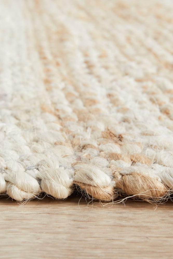 RUG CULTURE Rugs Noosa 555 Natural White Runner Rug