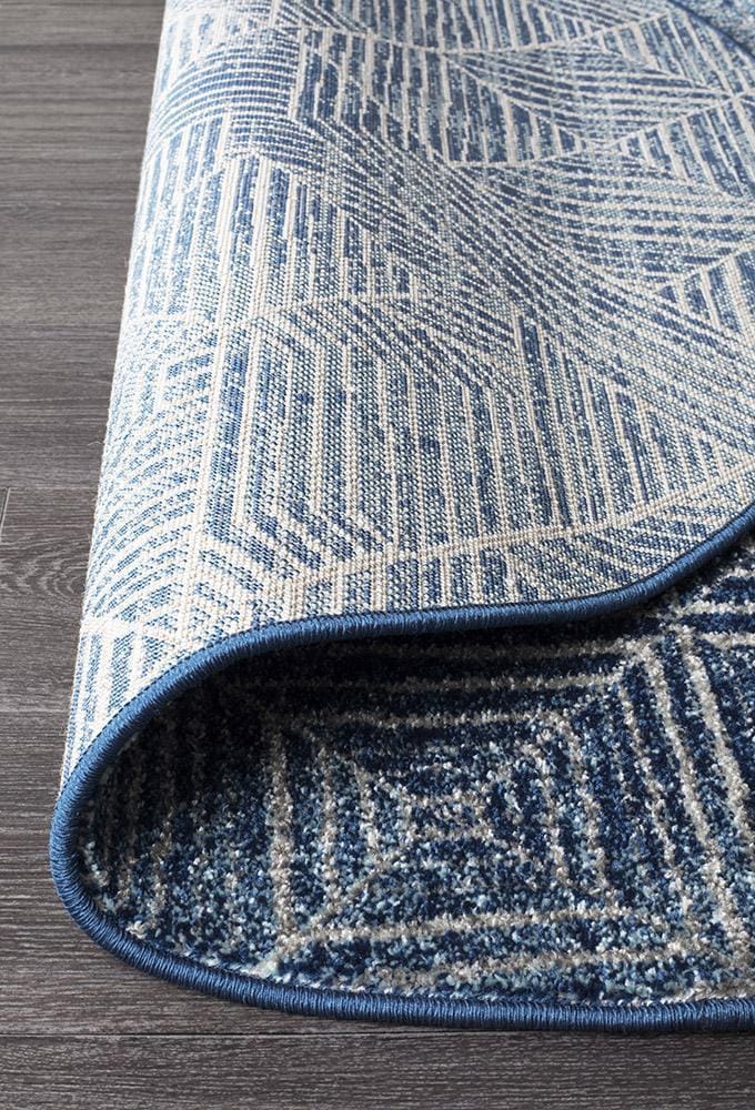 Rug Culture Rugs Oasis Kenza Contemporary Navy Round Rug