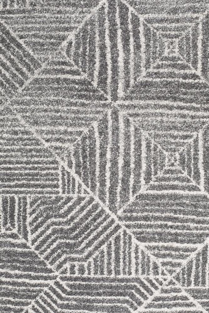 Rug Culture Rugs Oasis Kenza Contemporary Silver Round Rug