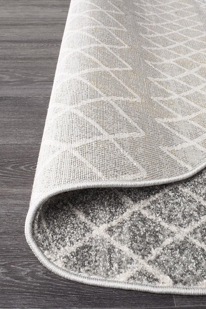 Rug Culture Rugs Oasis Nadia Grey Rustic Tribal Round Rug