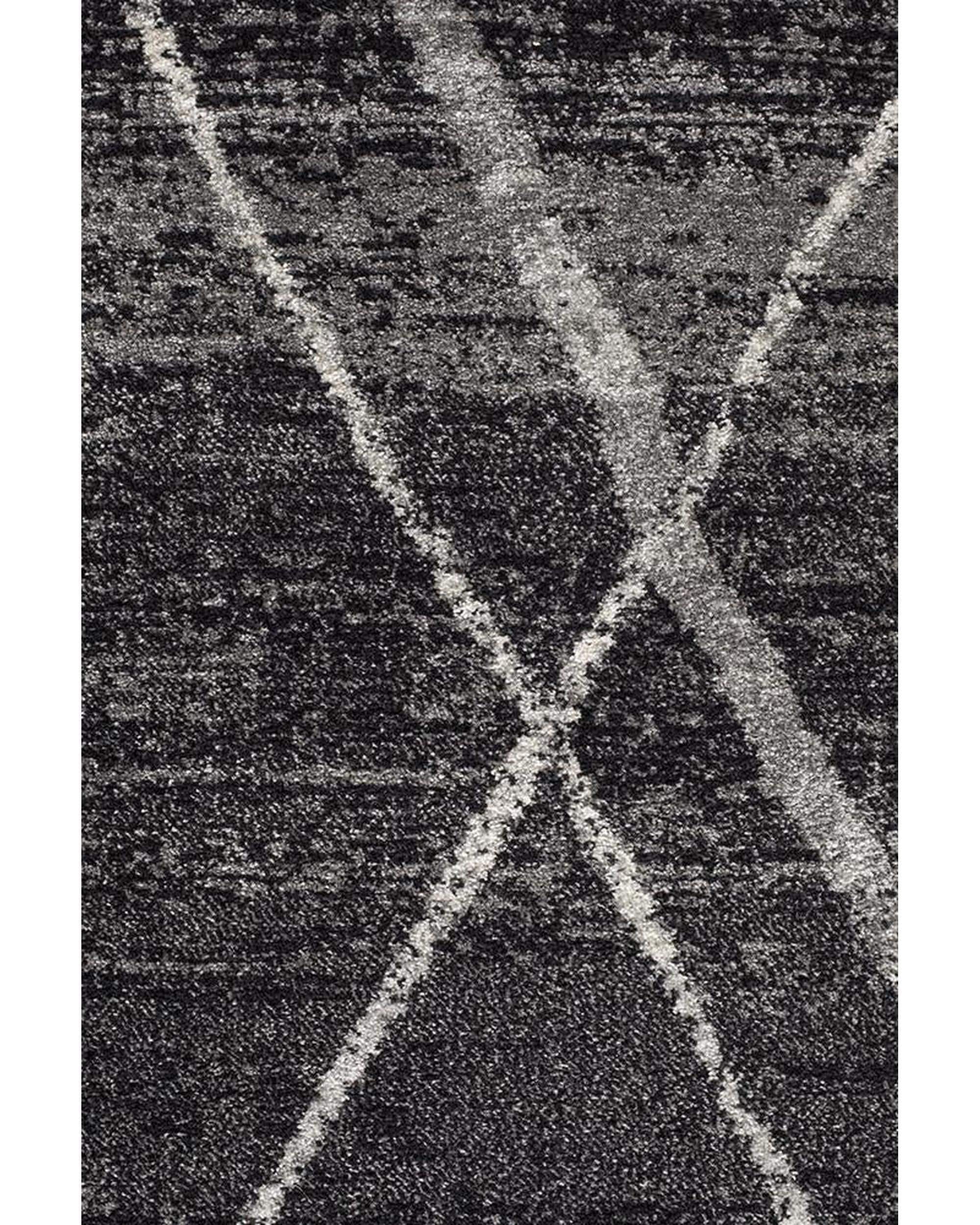 Rug Culture Rugs Oasis Noah Charcoal Contemporary Round Rug