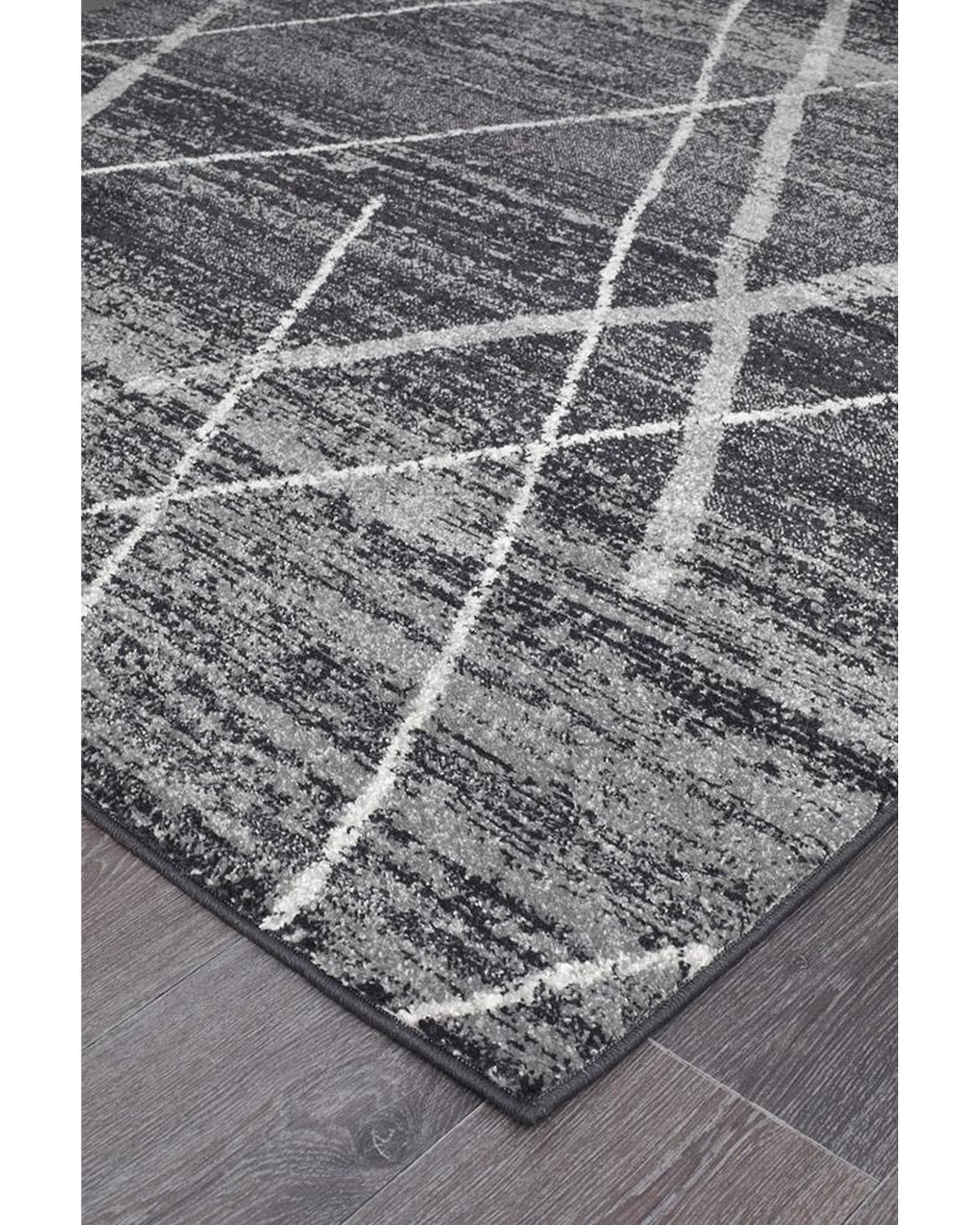 Rug Culture Rugs Oasis Noah Charcoal Contemporary Rug