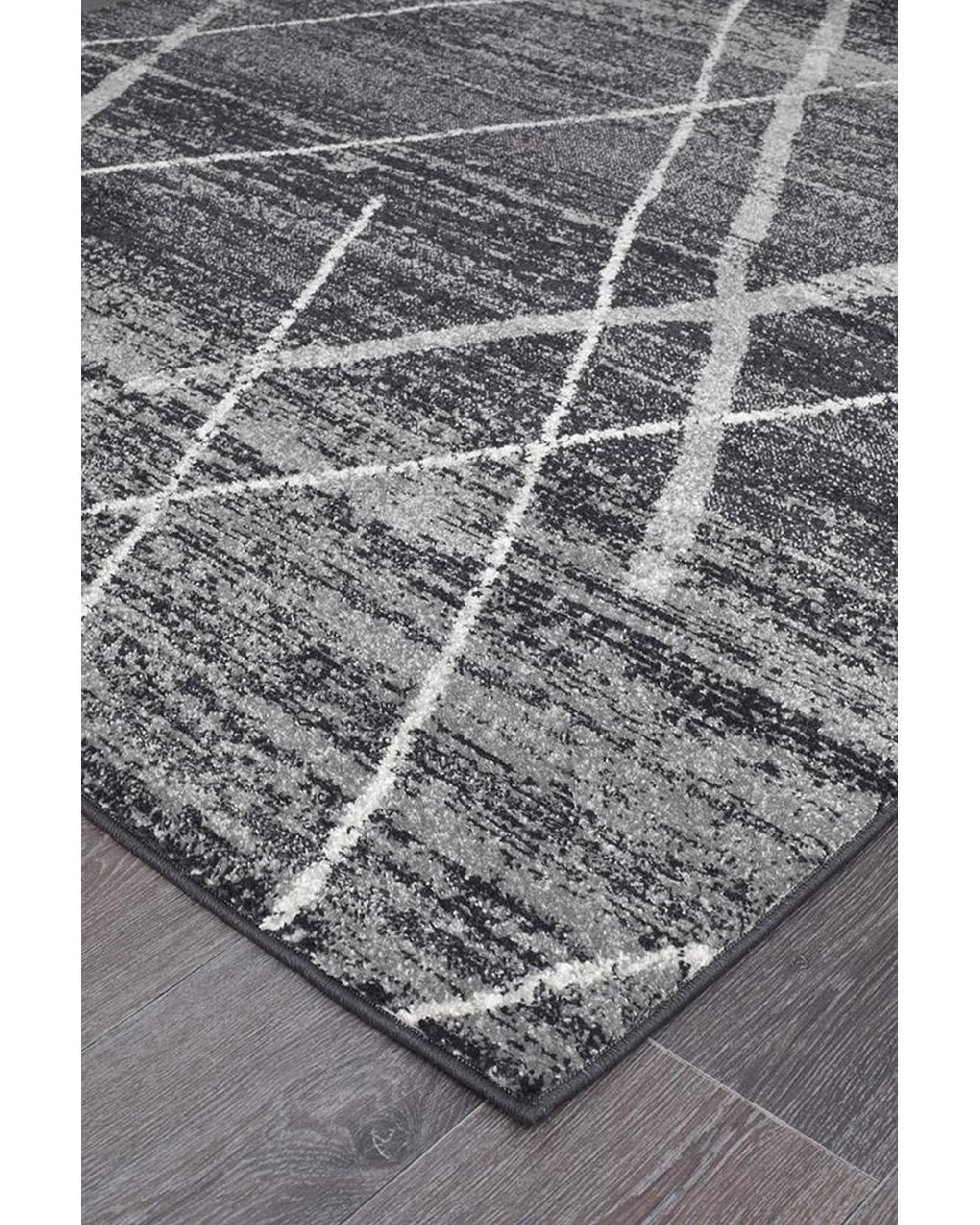 Rug Culture Rugs Oasis Noah Charcoal Contemporary Rug