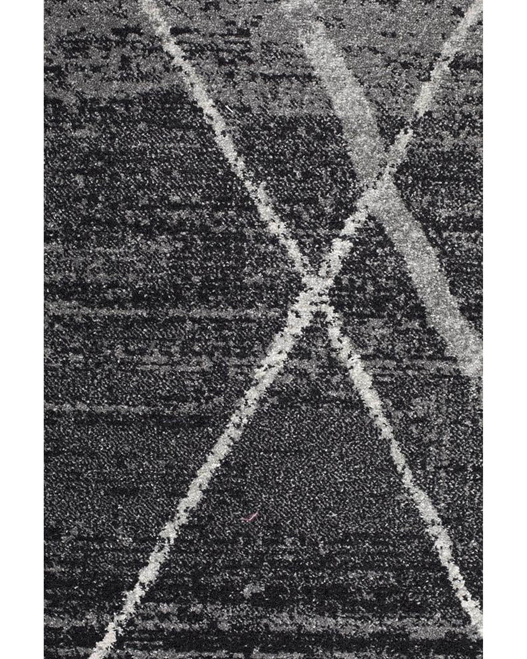Rug Culture Rugs Oasis Noah Charcoal Contemporary Runner Rug