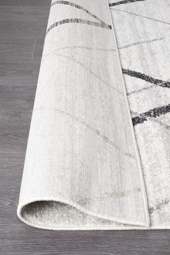 Rug Culture Rugs Oasis Noah White Grey Contemporary Rug