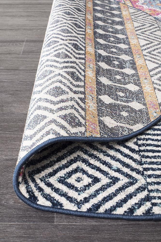 Rug Culture Rugs Oasis Sabrina Multi Tribal Round Rug