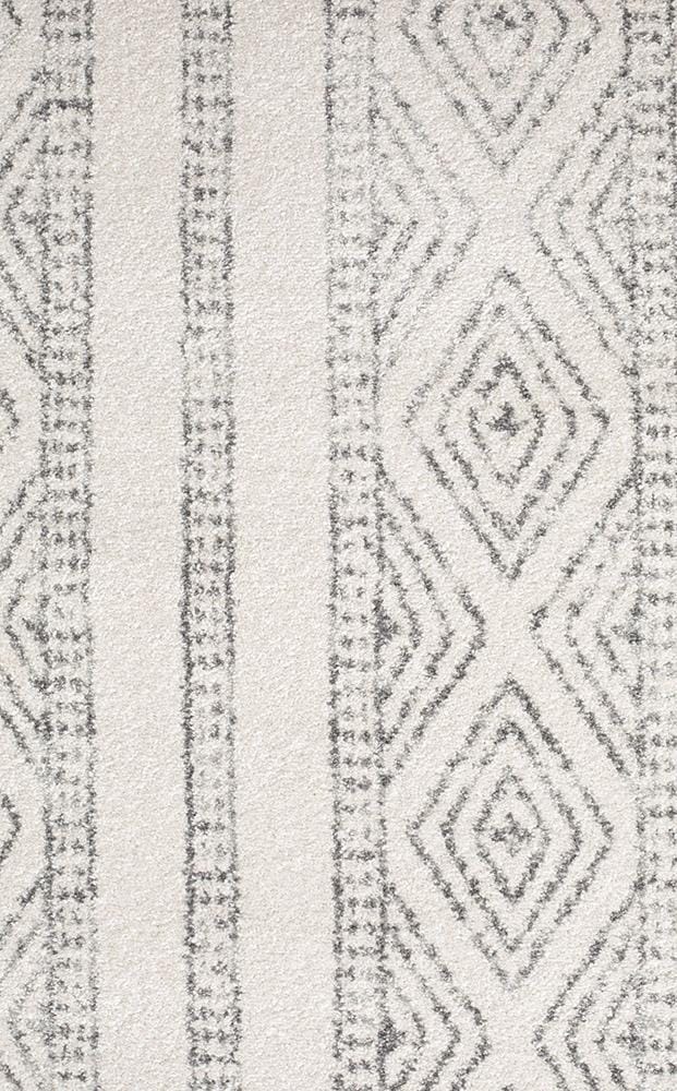Rug Culture Rugs Oasis Salma White And Grey Tribal Round Rug