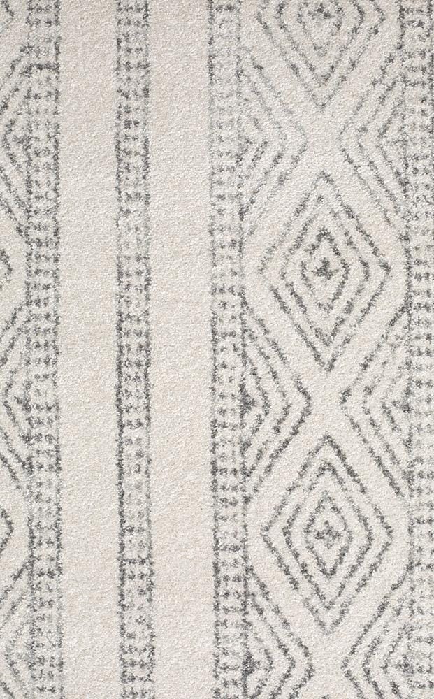 Rug Culture Rugs Oasis Salma White And Grey Tribal Runner Rug