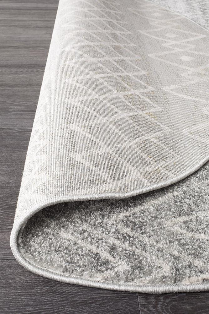 Rug Culture Rugs Oasis Selma Silver Tribal Round Rug