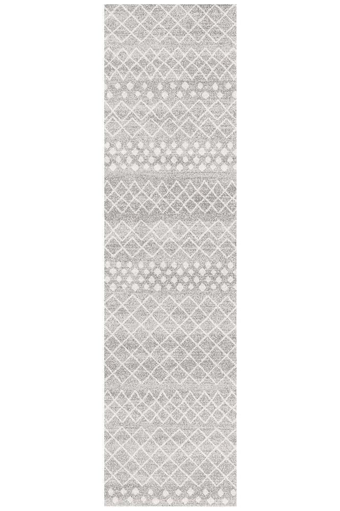 Rug Culture Rugs Oasis Selma Silver Tribal Runner Rug