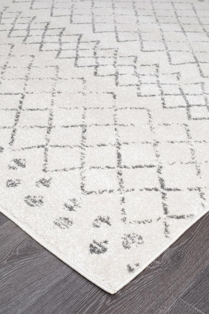 Rug Culture Rugs Oasis Selma White Grey Tribal Rug