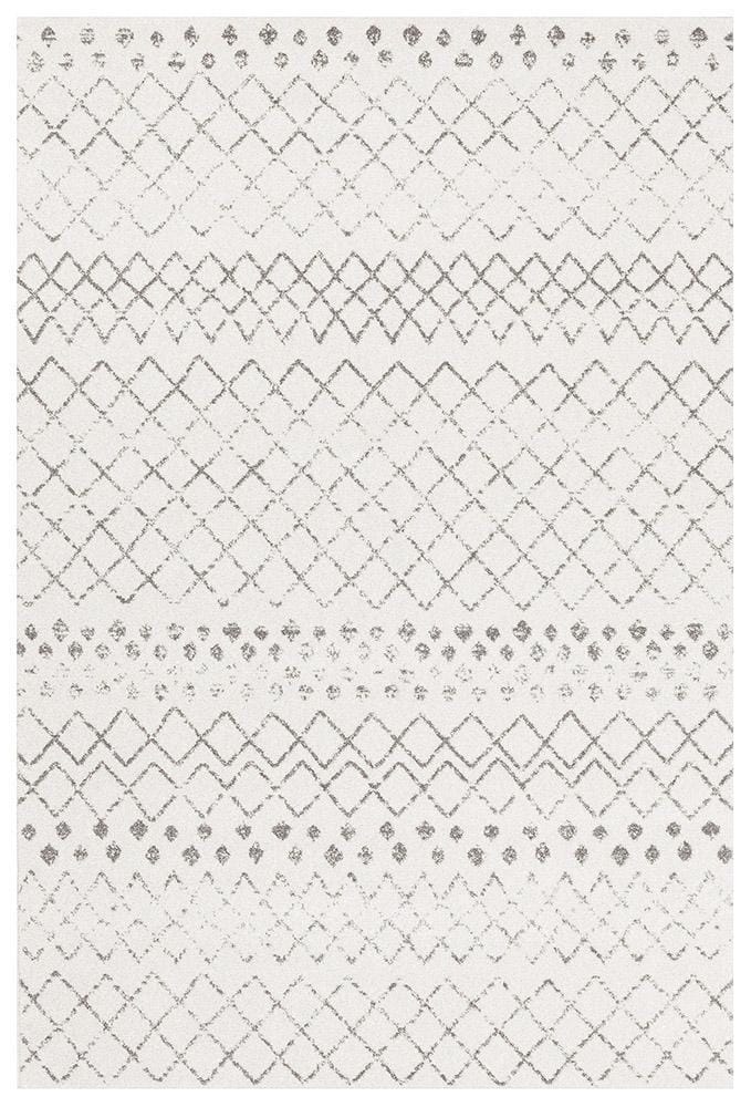 Rug Culture Rugs Oasis Selma White Grey Tribal Rug