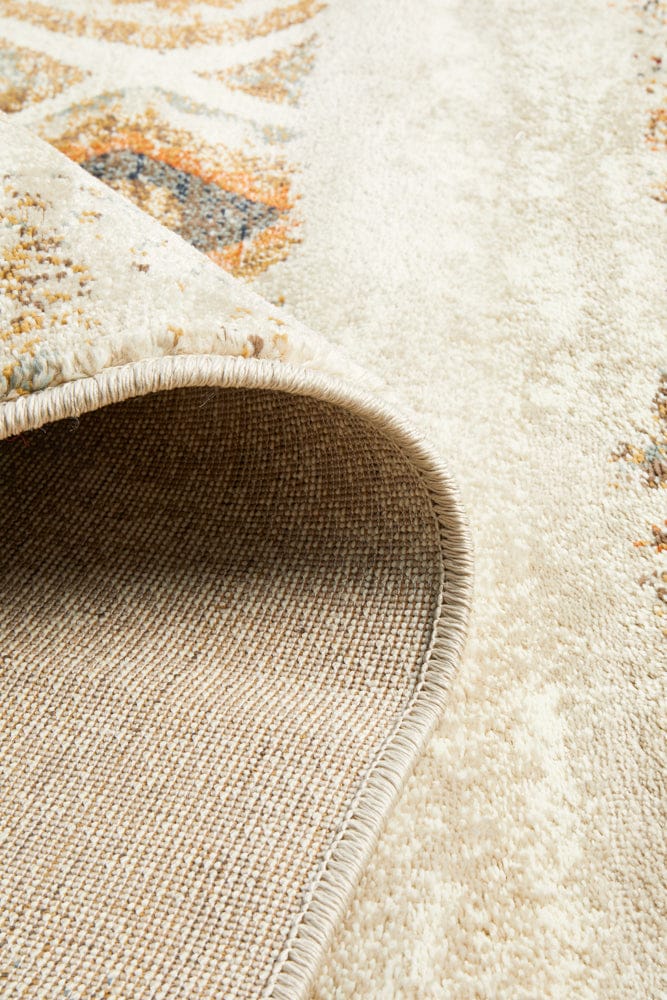 Rug Culture Rugs Oxford Contrast Rust Rug