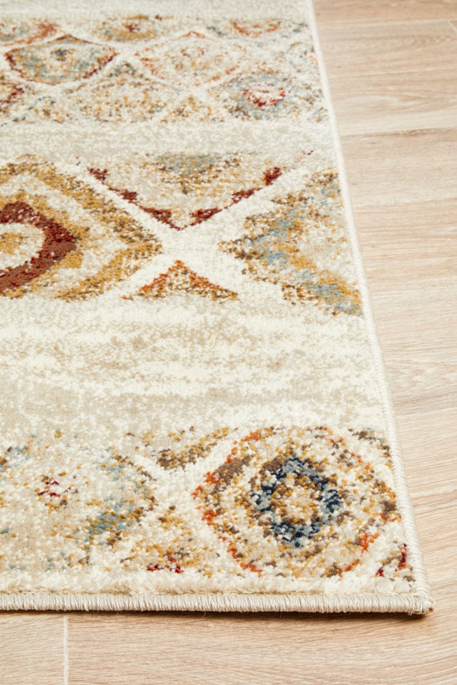 Rug Culture Rugs Oxford Contrast Rust Rug