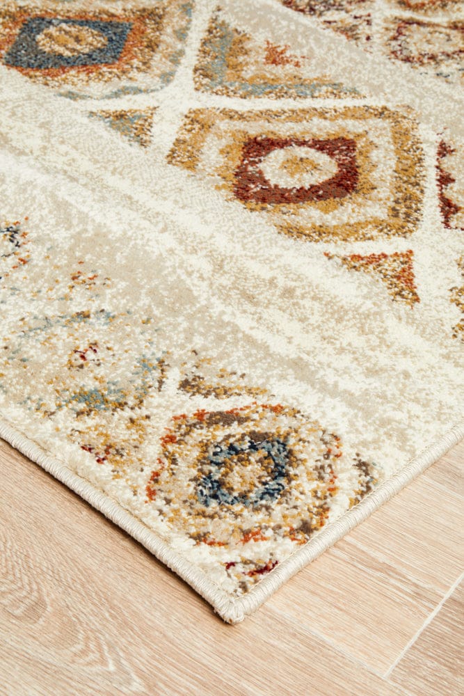 Rug Culture Rugs Oxford Contrast Rust Rug
