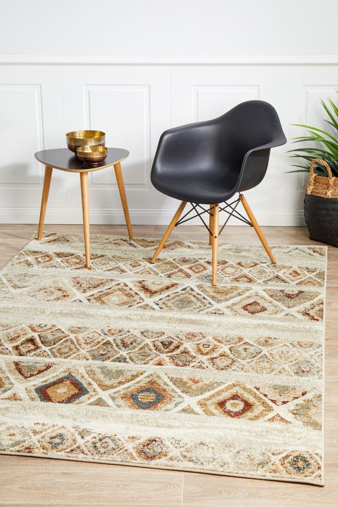 Rug Culture Rugs Oxford Contrast Rust Rug
