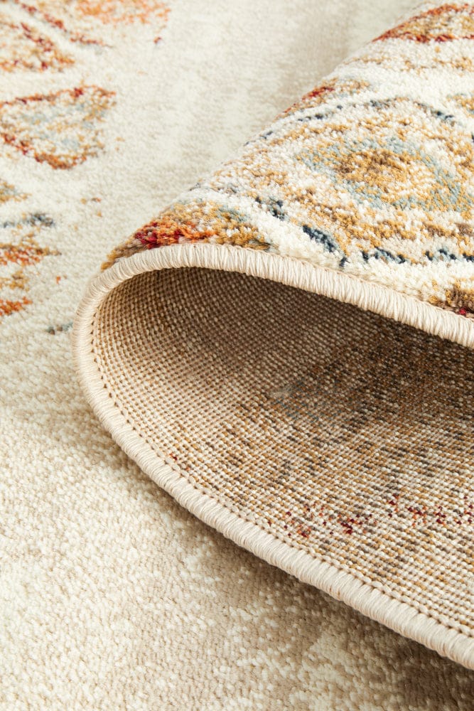Rug Culture Rugs Oxford Contrast Rust Runner Rug