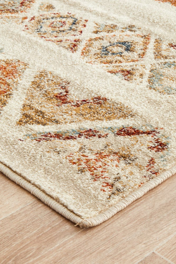 Rug Culture Rugs Oxford Contrast Rust Runner Rug
