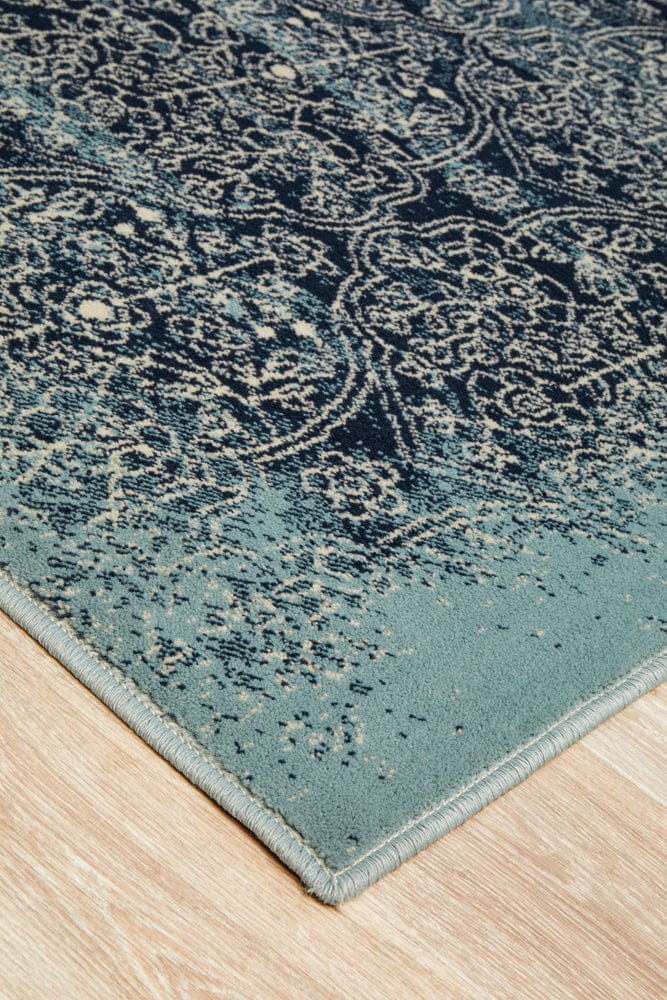 Rug Culture Rugs Oxford Edge Denim Rug