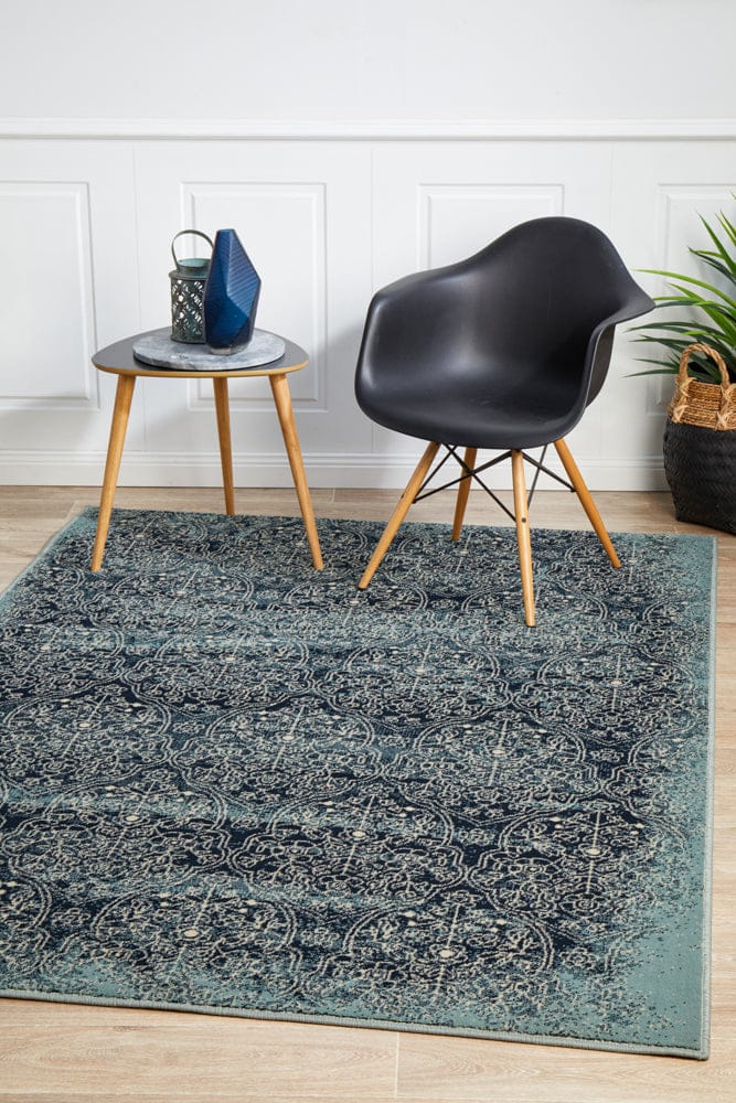 Rug Culture Rugs Oxford Edge Denim Rug
