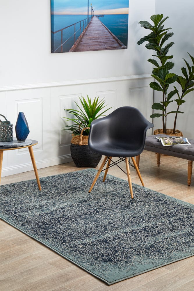 Rug Culture Rugs Oxford Edge Denim Rug