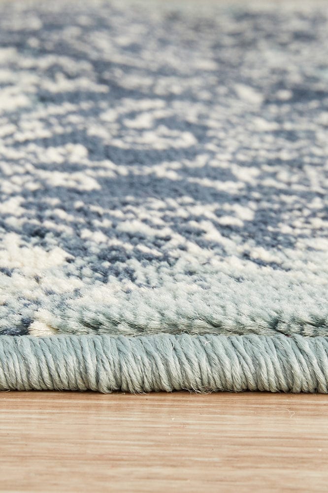 Rug Culture Rugs Oxford Edge Denim Runner Rug