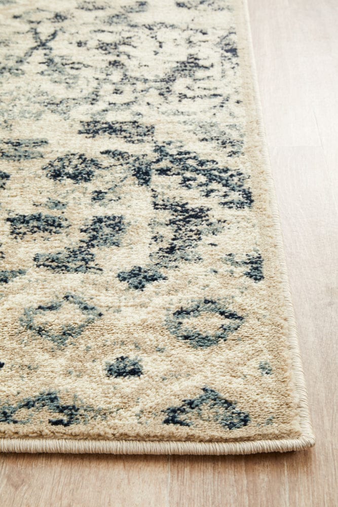 Rug Culture Rugs Oxford Illusion Blue Runner Rug