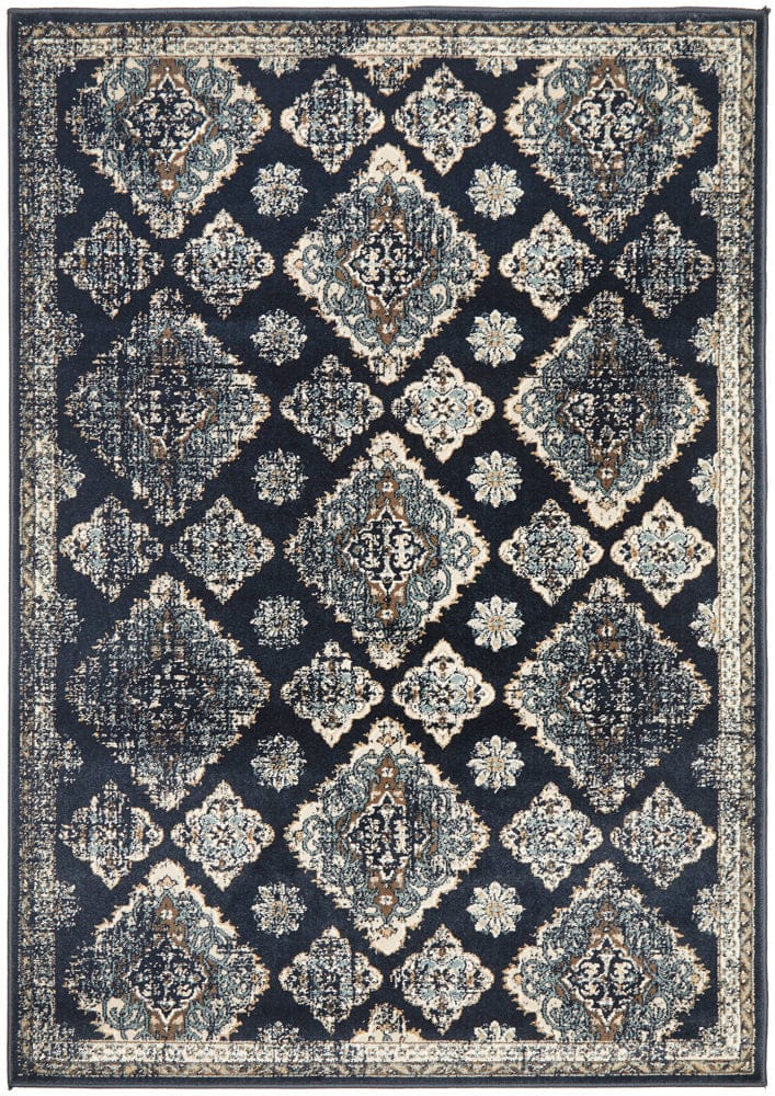 Rug Culture Rugs Oxford Timeline Navy Rug