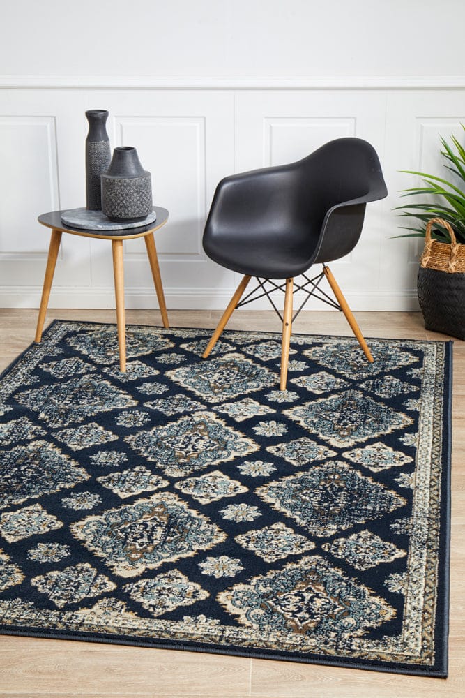 Rug Culture Rugs Oxford Timeline Navy Rug