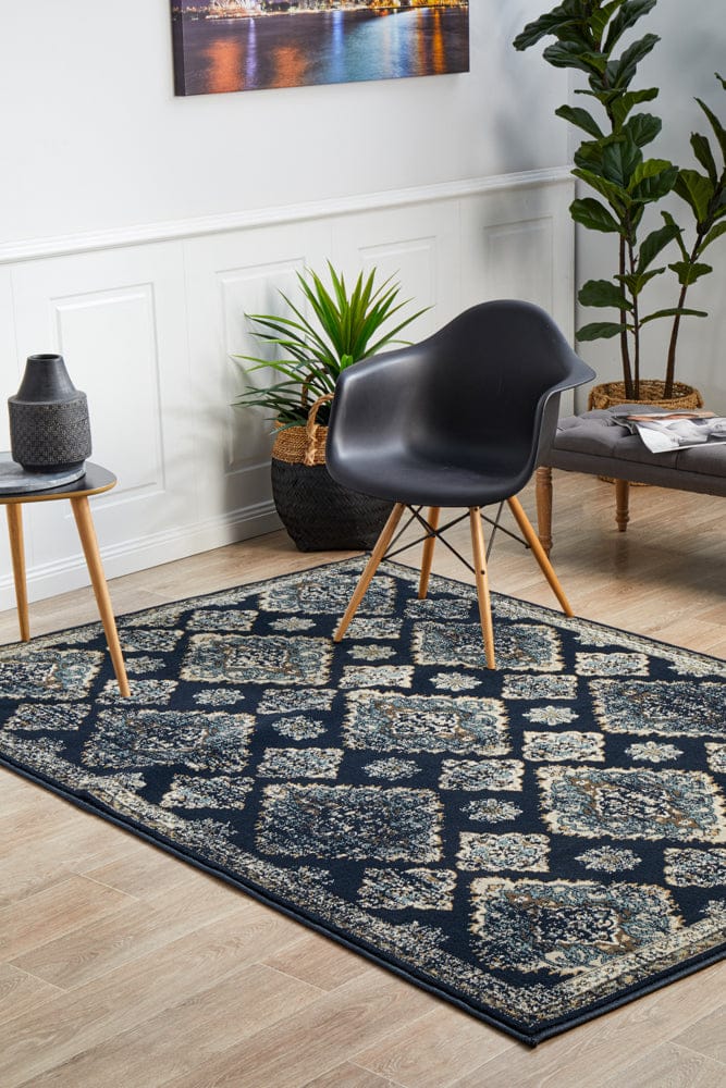 Rug Culture Rugs Oxford Timeline Navy Rug