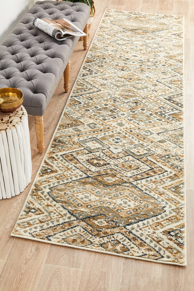 Rug Culture Rugs Oxford Tribe Bone Runner Rug