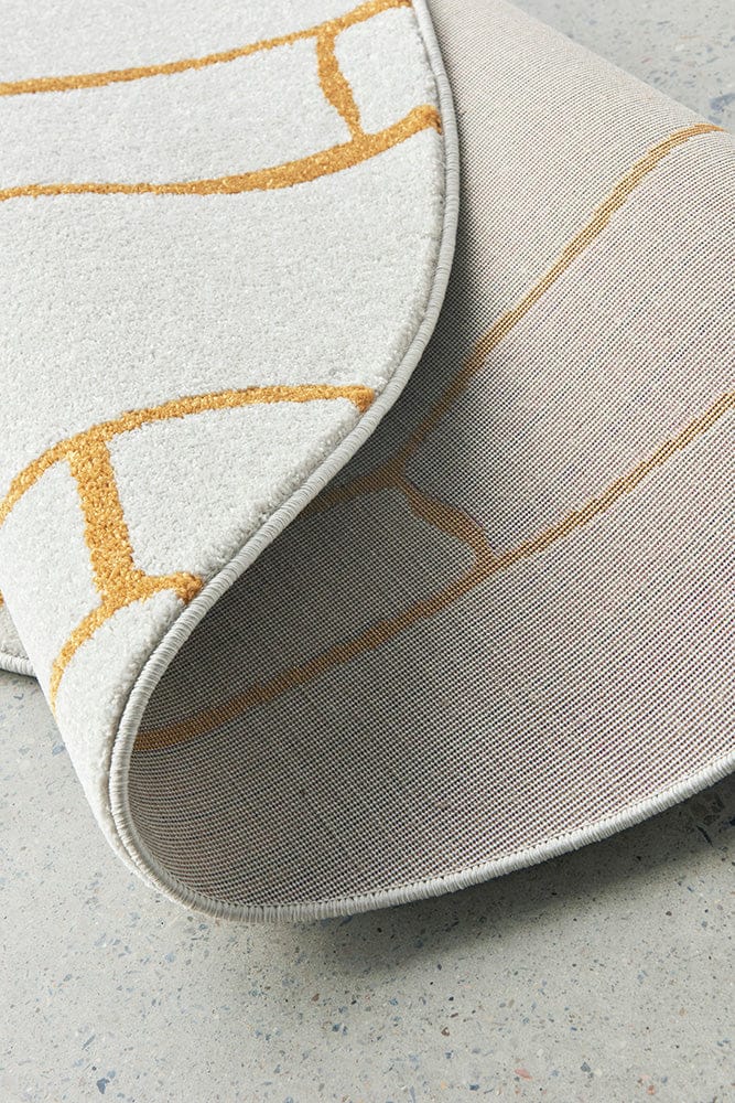 RUG CULTURE Rugs Paradise Amy Gold Round
