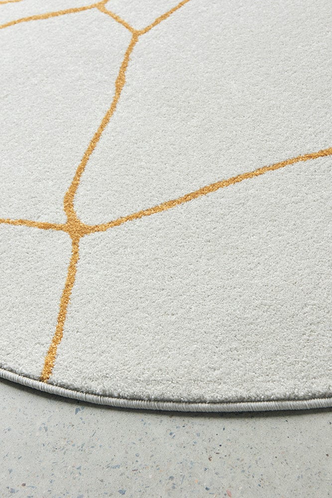 RUG CULTURE Rugs Paradise Amy Gold Round
