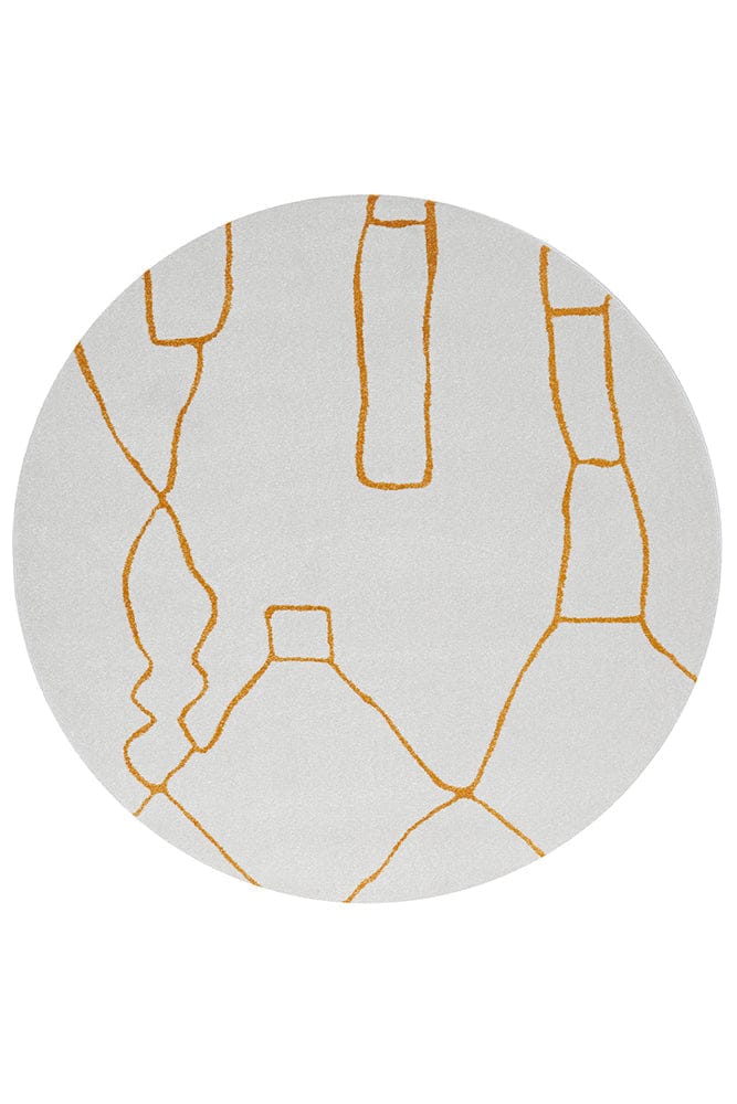 RUG CULTURE Rugs Paradise Amy Gold Round