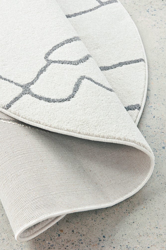 RUG CULTURE Rugs Paradise Amy Grey Round