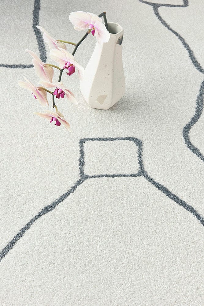 RUG CULTURE Rugs Paradise Amy Grey Round