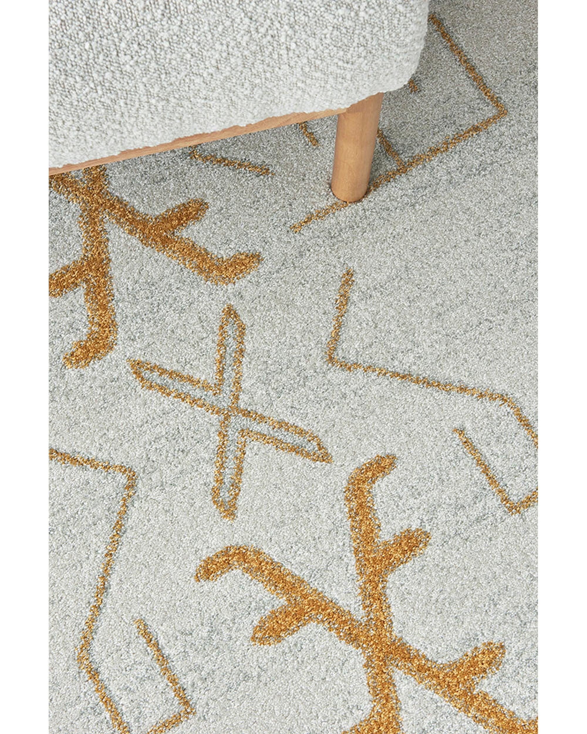 RUG CULTURE Rugs Paradise Cala Gold Round