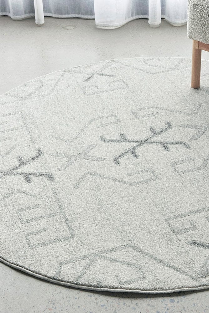 RUG CULTURE Rugs Paradise Cala Grey Round