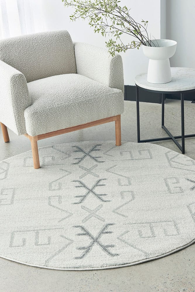 RUG CULTURE Rugs Paradise Cala Grey Round