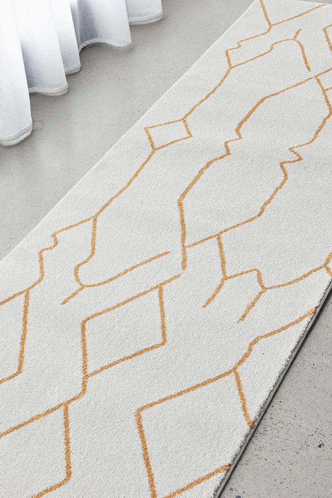 RUG CULTURE Rugs Paradise Ivy Gold Runner
