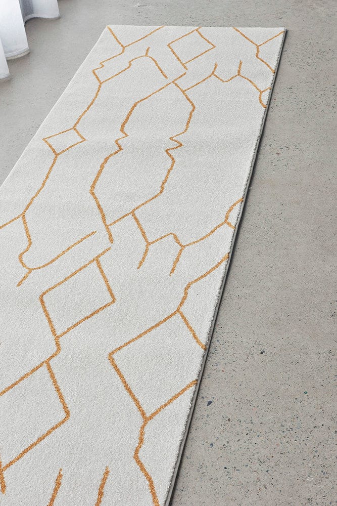 RUG CULTURE Rugs Paradise Ivy Gold Runner