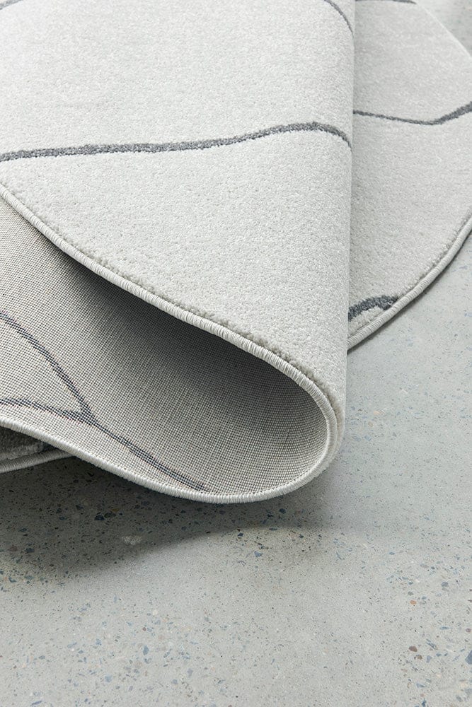 RUG CULTURE Rugs Paradise Ivy Grey Round