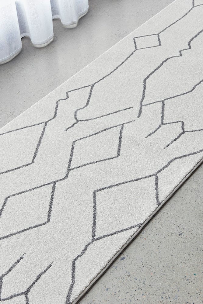 RUG CULTURE Rugs Paradise Ivy Grey Runner