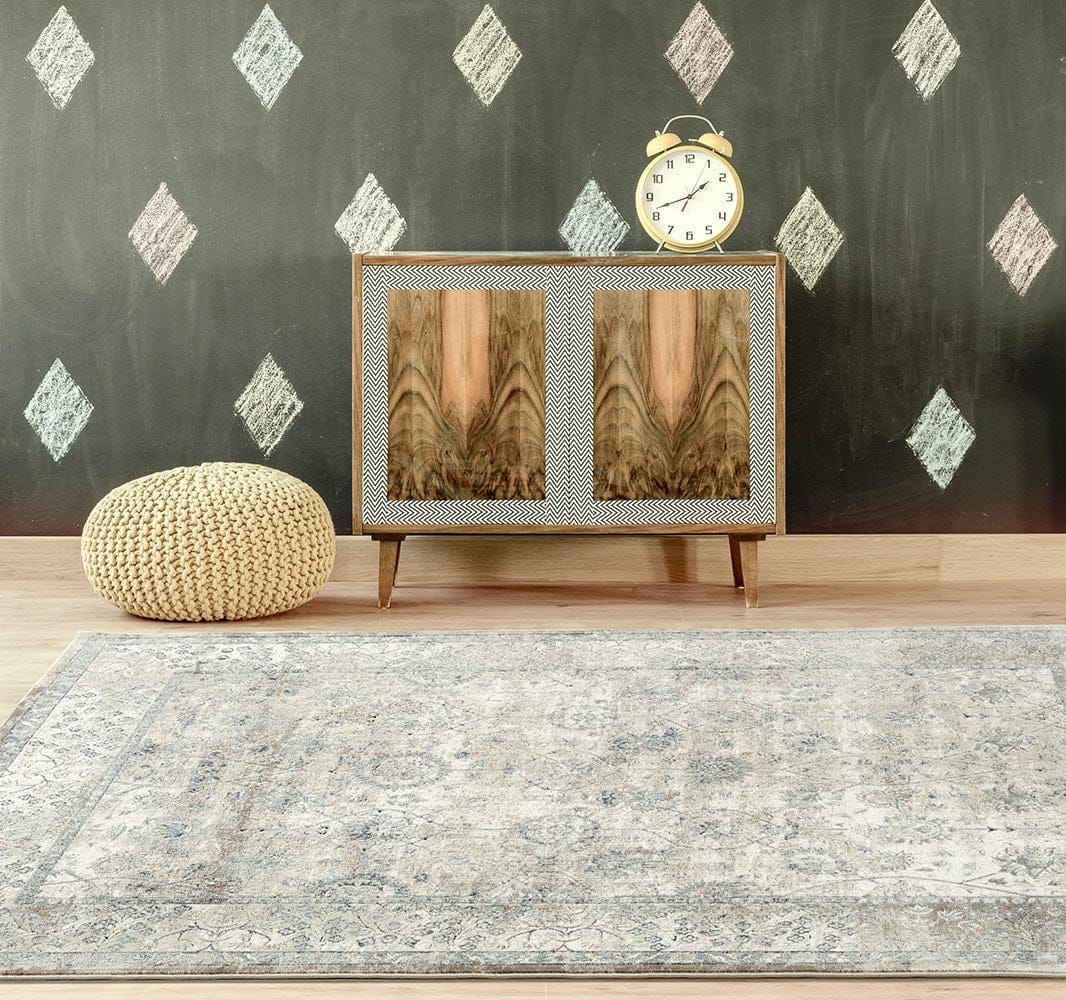 Rug Culture Rugs Providence Esquire Vine Traditional Cream Rug