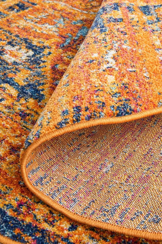 Rug Culture Rugs Radiance 400 Rust Round Rug