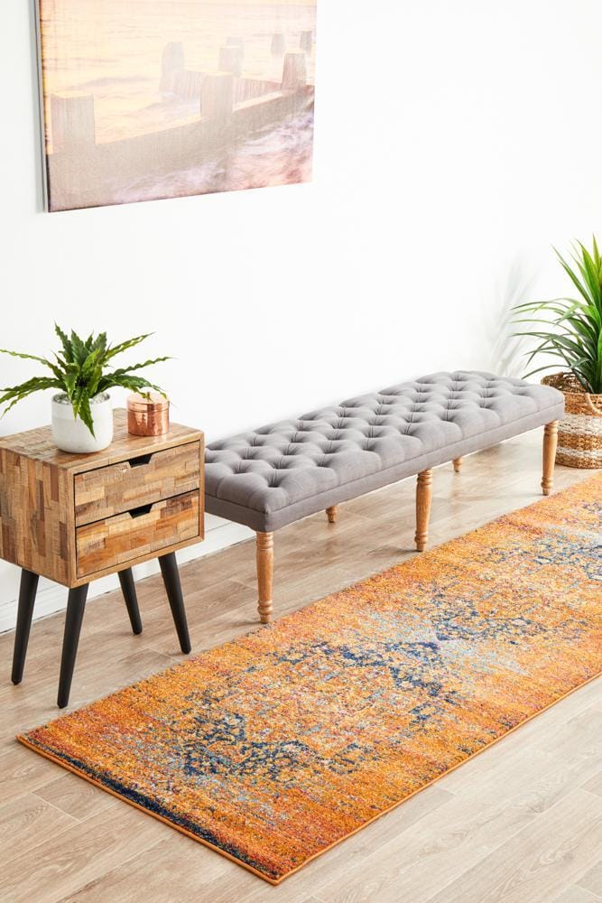 Rug Culture Rugs Radiance 400 Rust Runner Rug