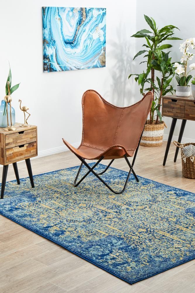 Rug Culture Rugs Radiance 411 Royal Blue Rug