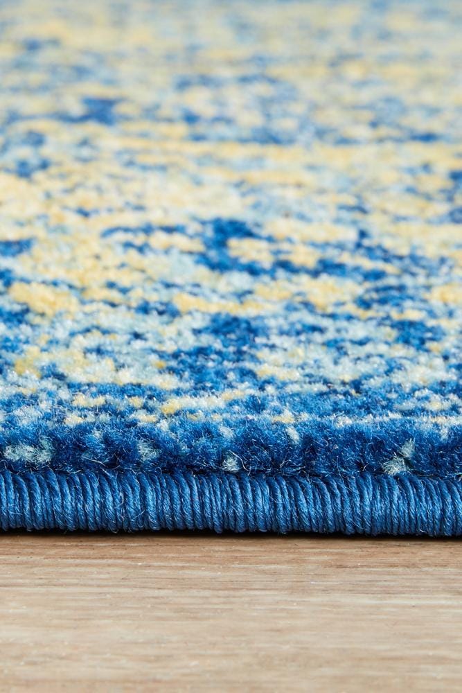 Rug Culture Rugs Radiance 411 Royal Blue Runner Rug