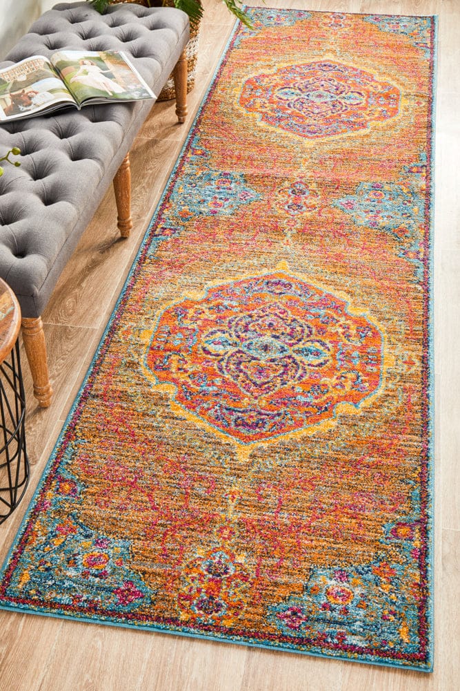 Rug Culture Rugs Radiance 422 Tangerine Runner Rug